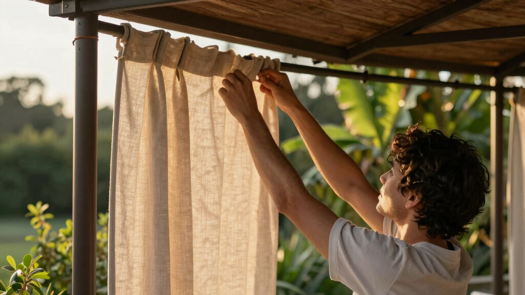 best permanent gazebo with curtains