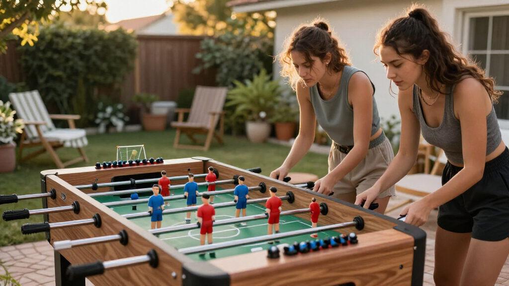 portable football table games