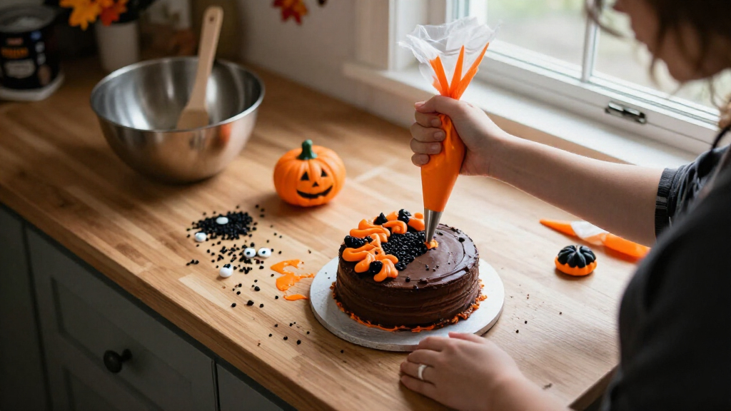 Halloween cake decorating supplies