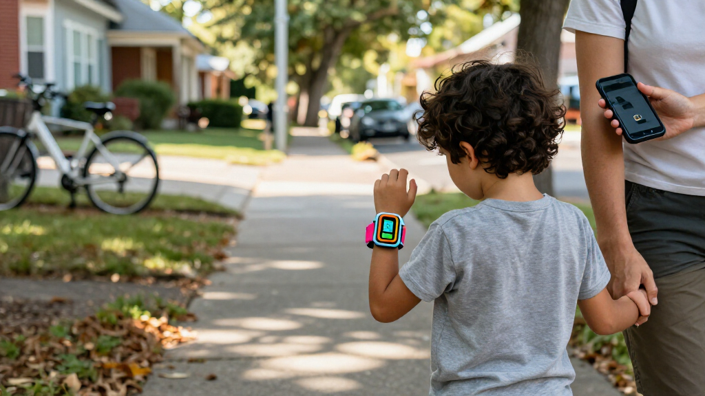 wearable gps tracker for kids wristband