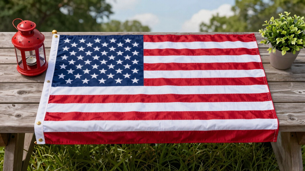 American flag outdoor decorations