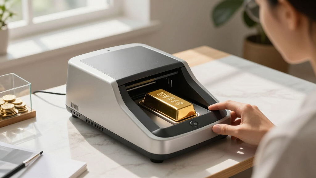 precious metals verifier machine for bullion