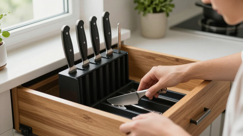 in drawer knife organizers