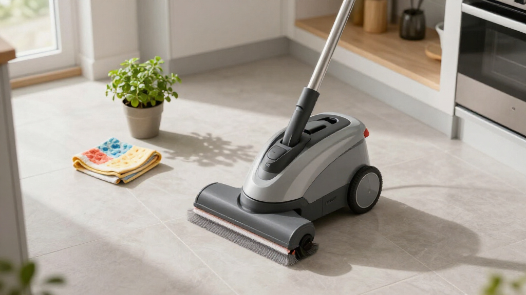 floor scrubbing machine for kitchens