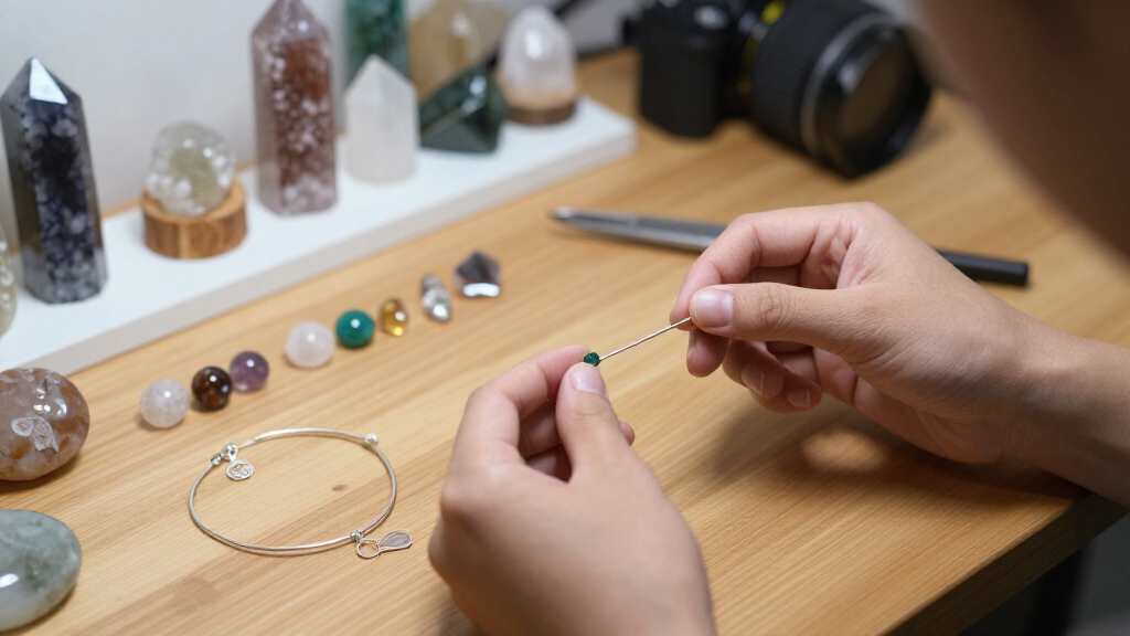 crystal healing jewelry