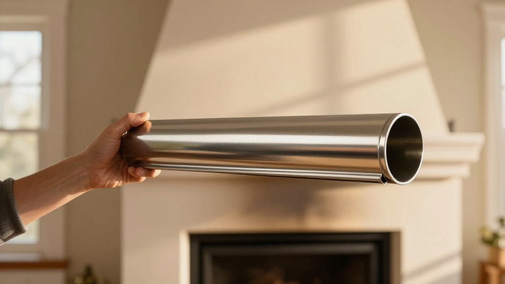 6 inch oval stainless chimney liner kits for tight flues