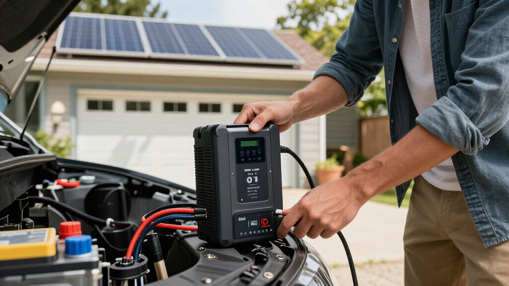 smart battery charger 80a