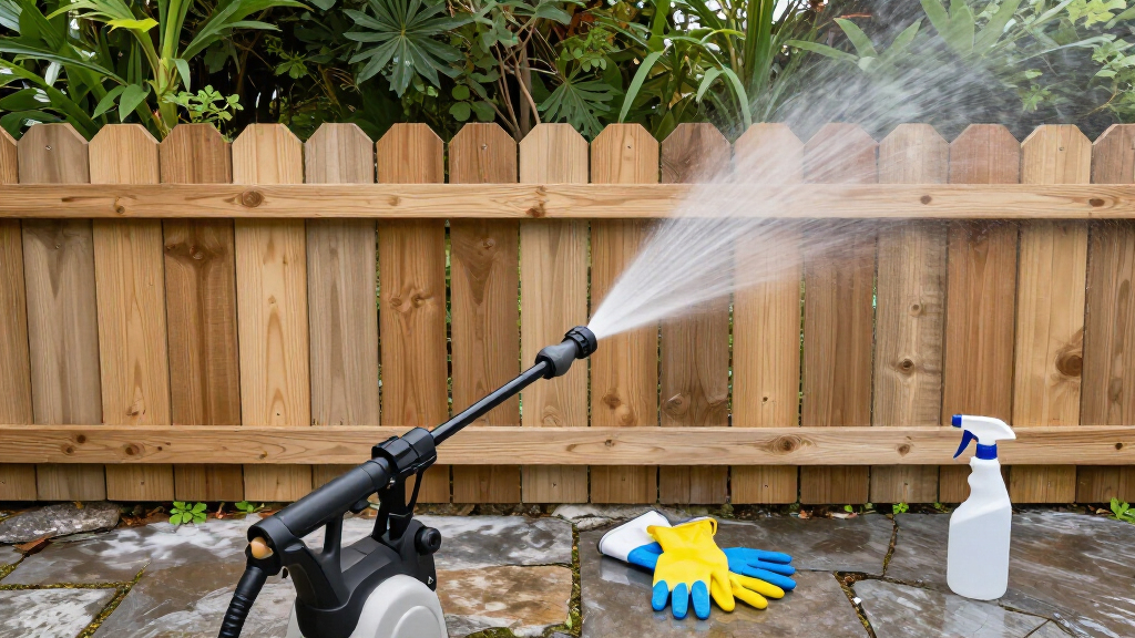 pressure washer for fence cleaning