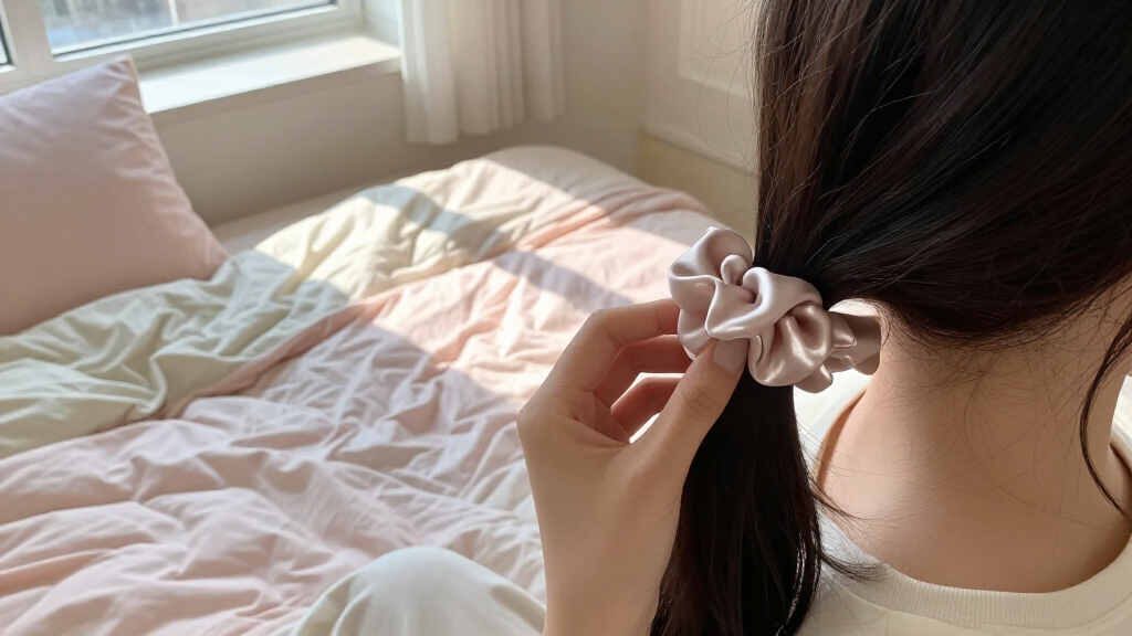 satin scrunchies damagefree