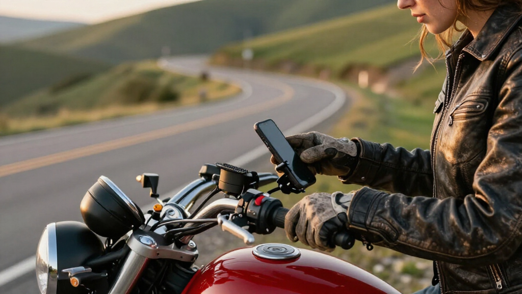 motorcycle handlebar phone mounts