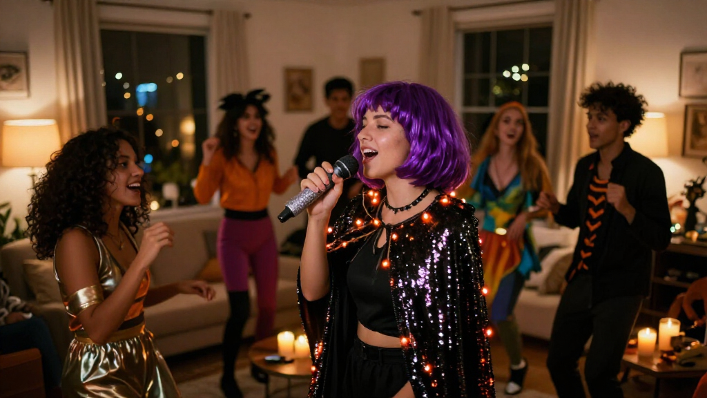 Halloween costume microphones
