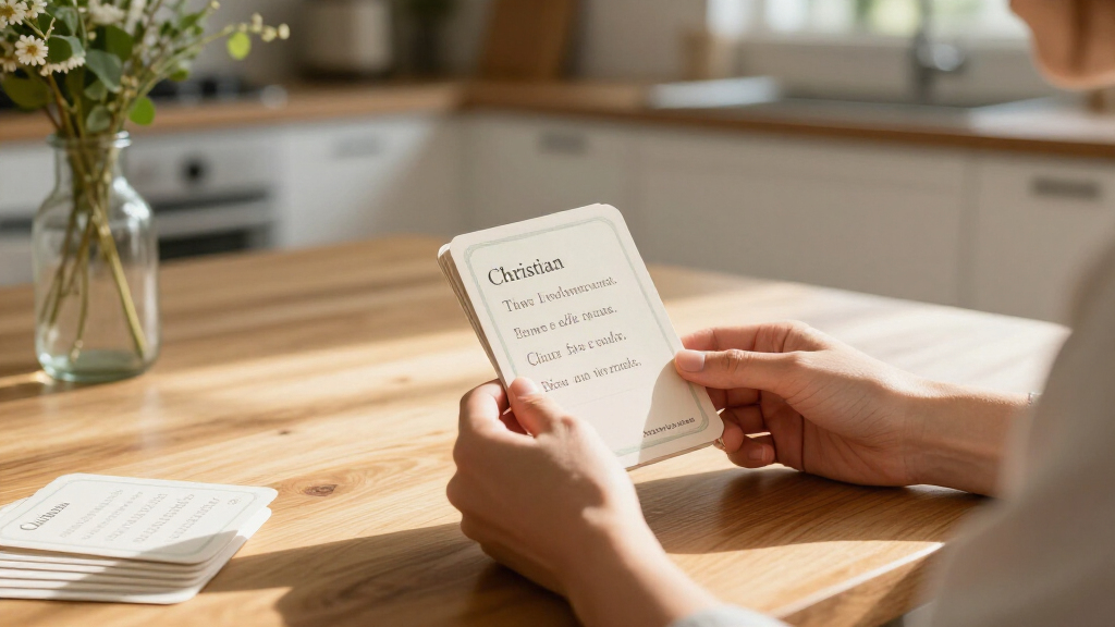 Christian affirmation cards