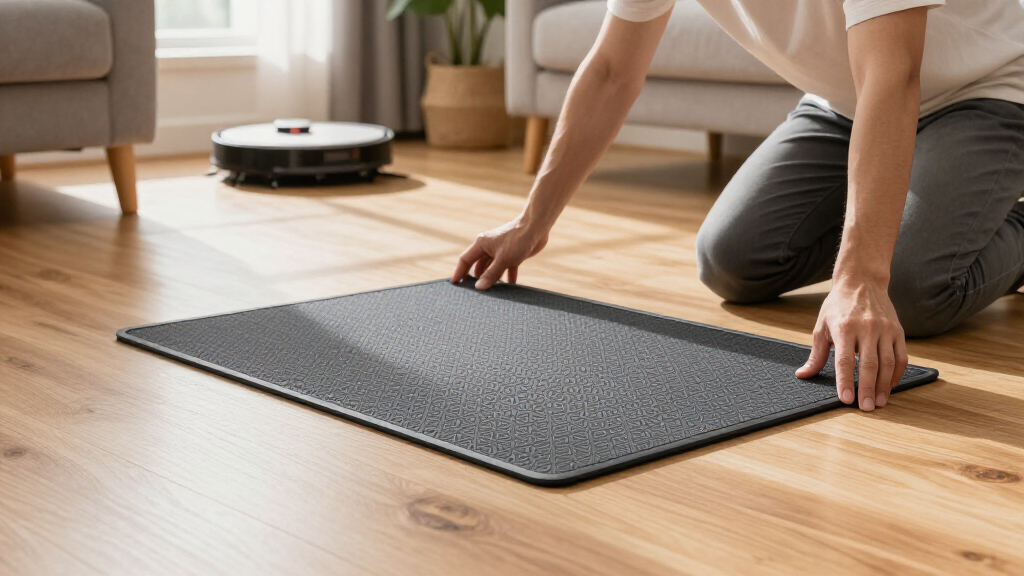 robot vacuum docking station mats