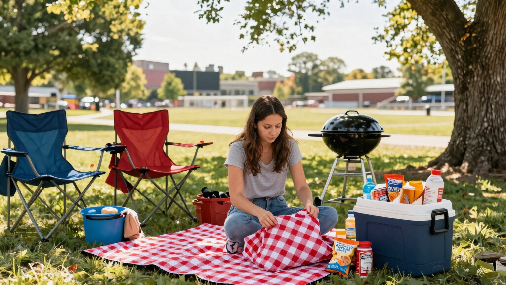 family outdoor tailgating gear