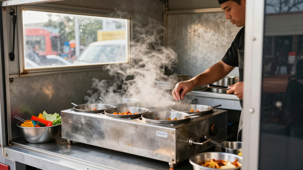 best 6 pan steam table for food truck