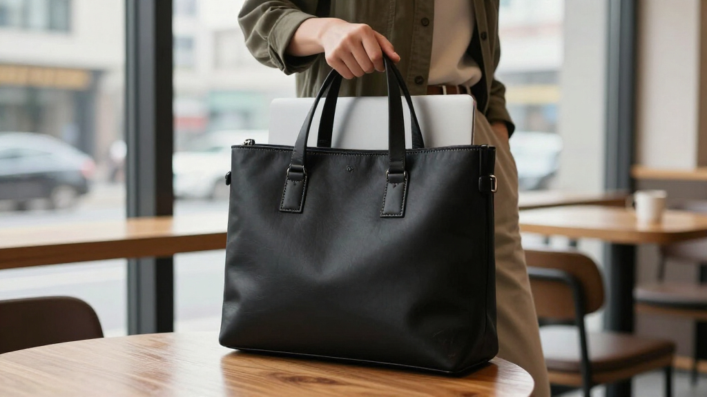 large leather totes that fit 16 inch laptop