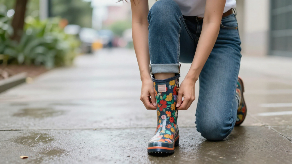 designer rain boots for women