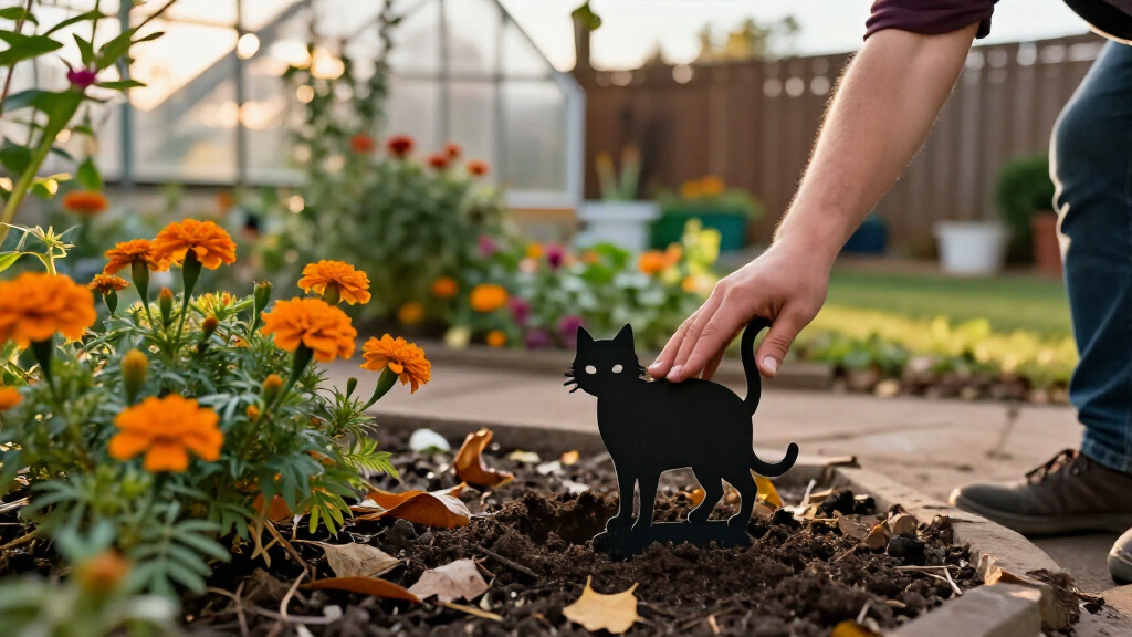 Halloween garden stakes