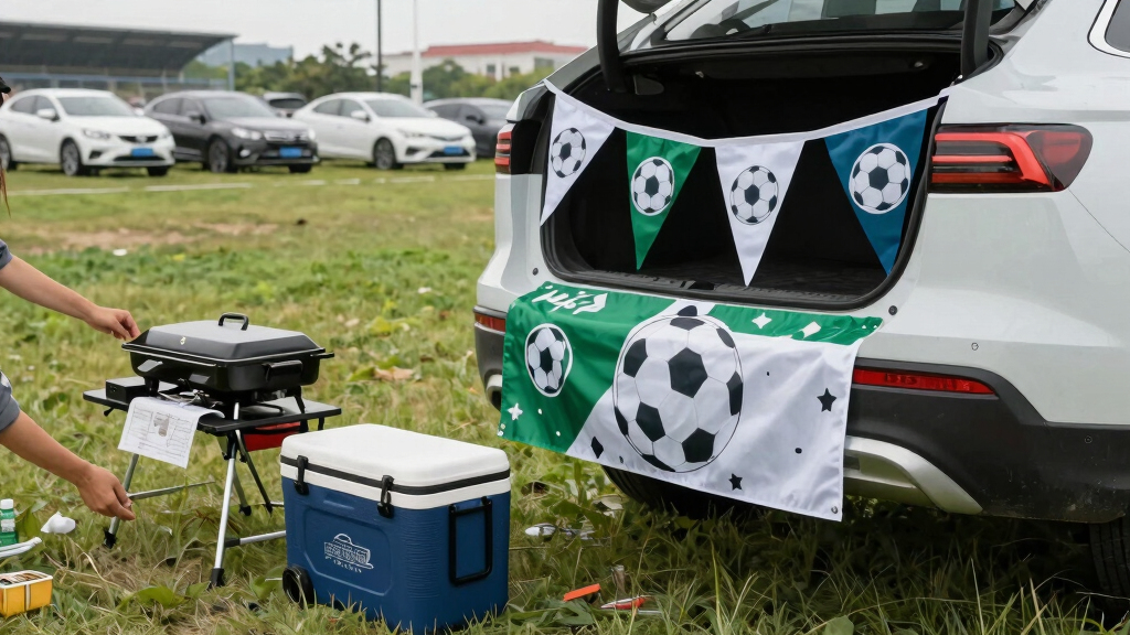 soccer fan tailgate gear