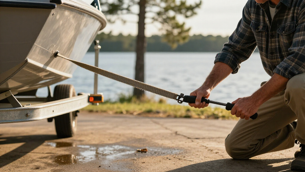boat trailer tie down straps