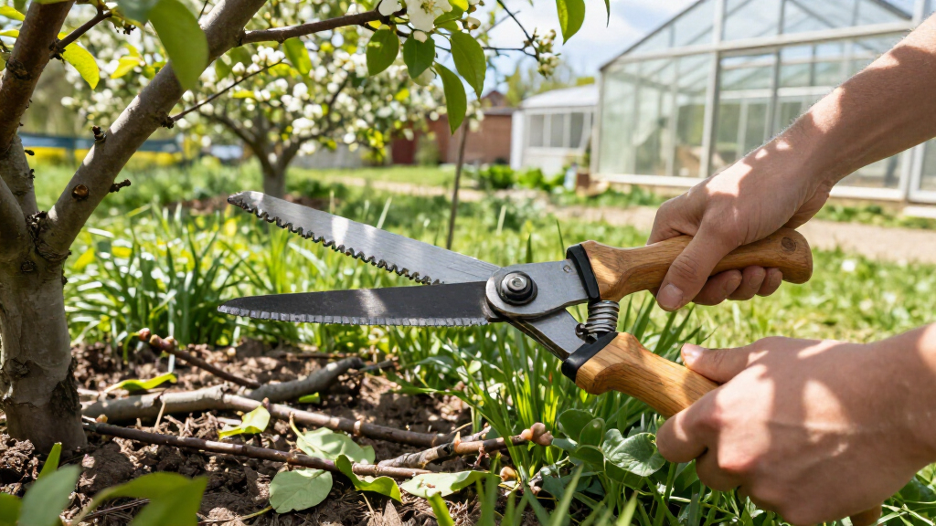 pruning saw for fruit trees