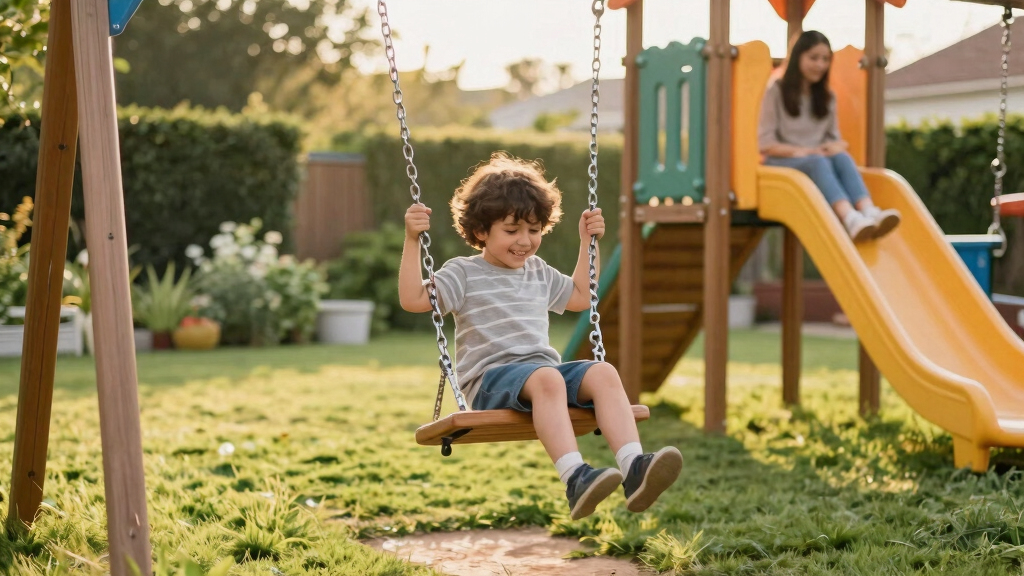 outdoor play set backyard swing set
