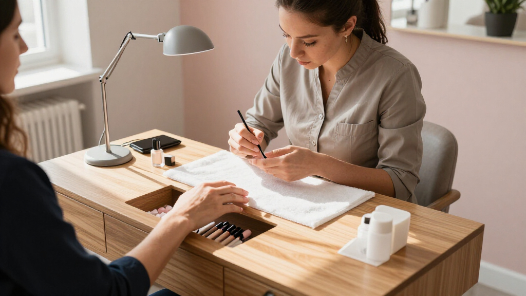 best manicure tables with storage