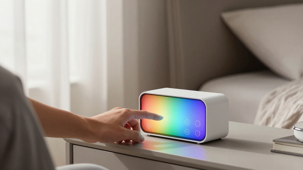 smart wake-up light alarm clock
