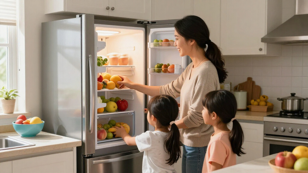 best side-by-side refrigerator for a two-kid home after divorce