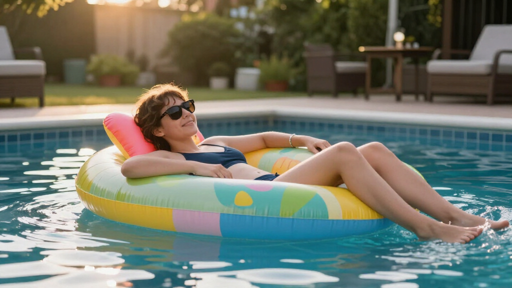 inflatable pool floats
