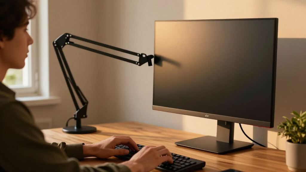 ergonomic monitor arms