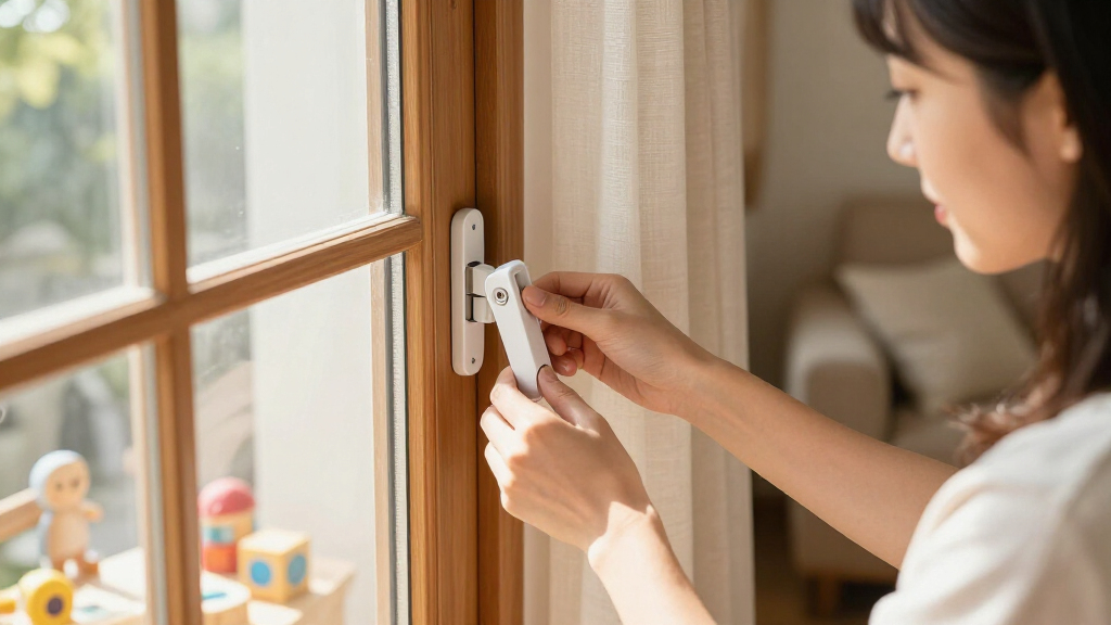 window locks for baby proofing