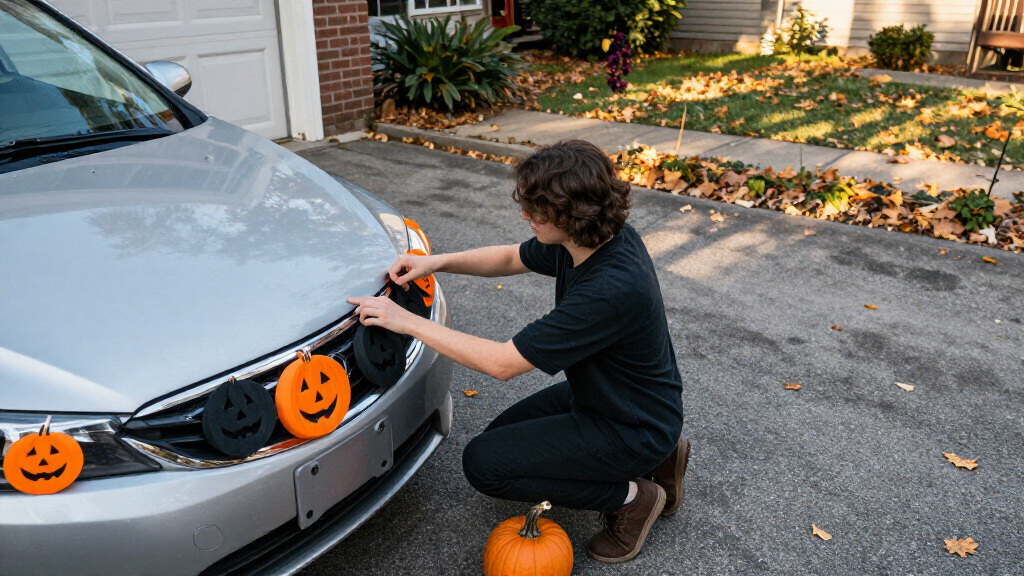 Halloween car decorations
