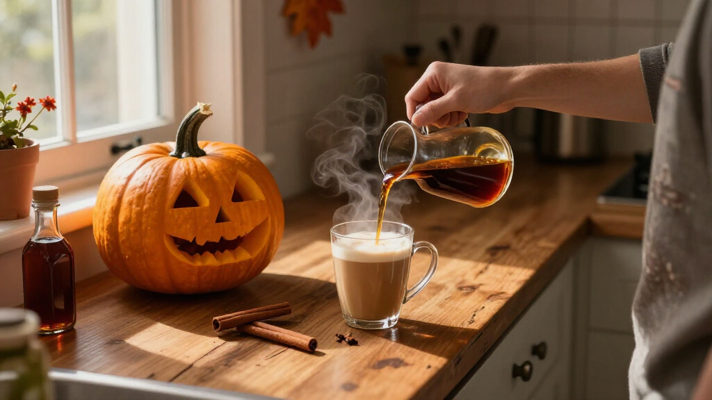 coffee syrups for Halloween drinks