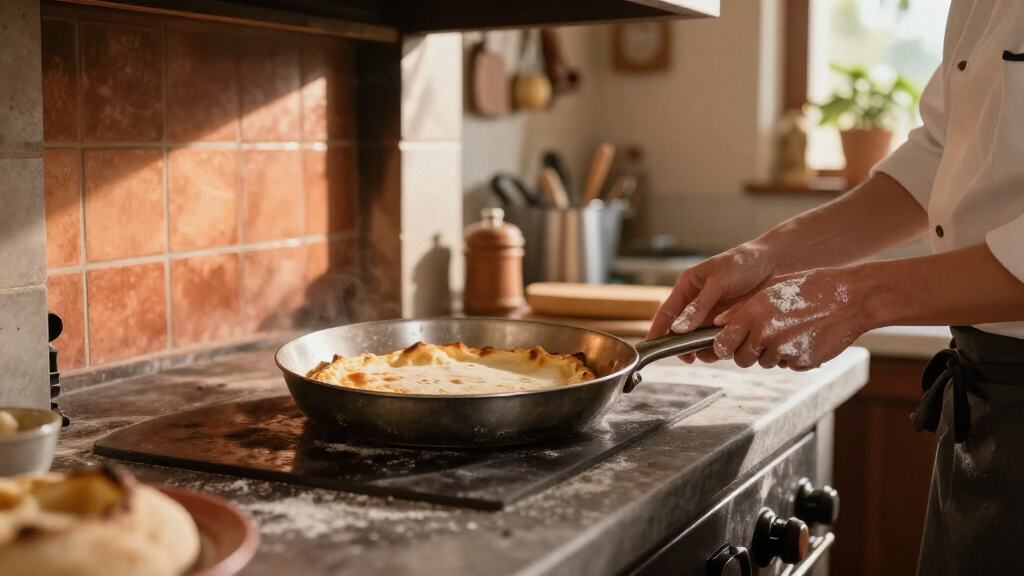 Get a browned base from your home oven