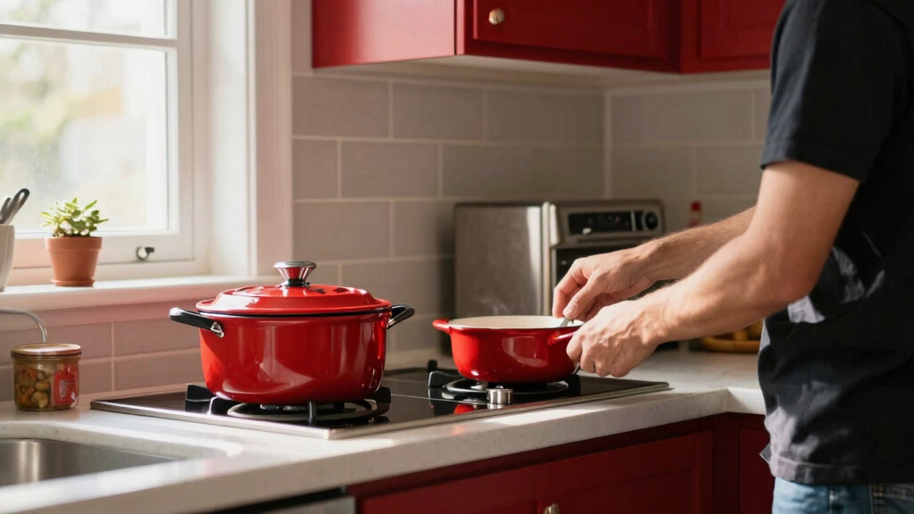 best red kitchen decor