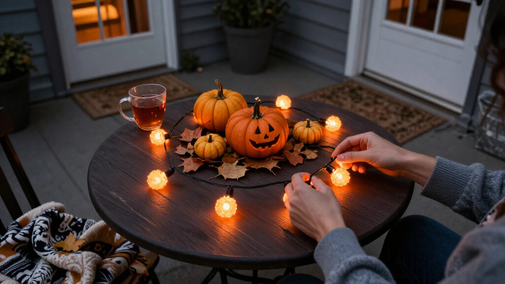 Halloween string lights