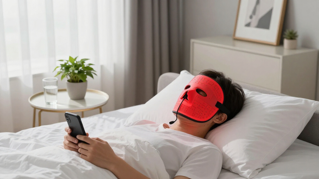 red light therapy mask