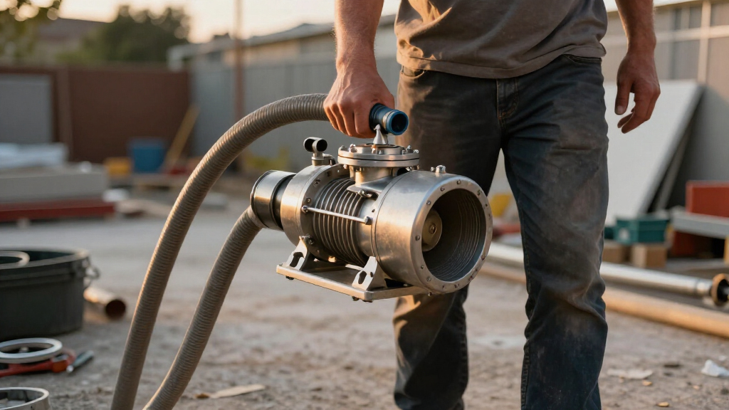 hvlp turbine with long hose
