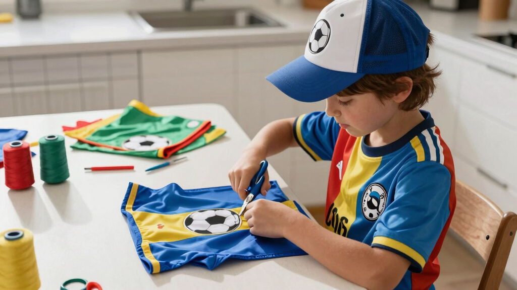 kids soccer fan apparel