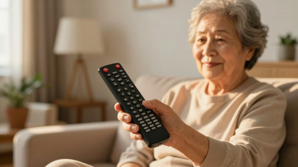 large button remote controls