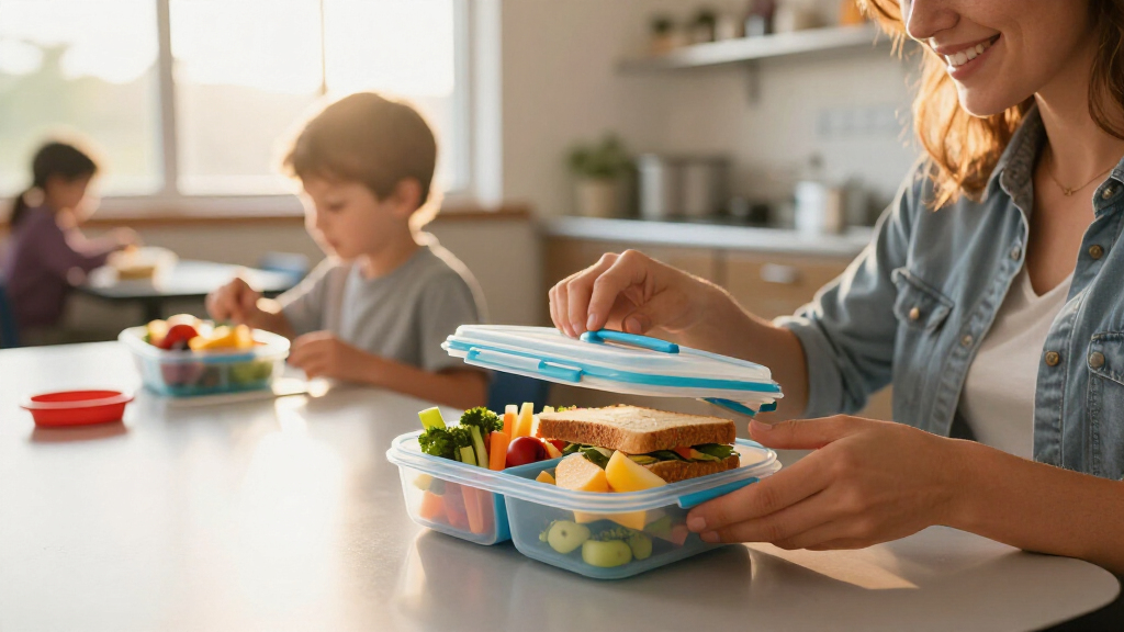 school lunch food containers