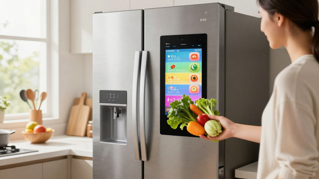 smart refrigerators with touchscreens