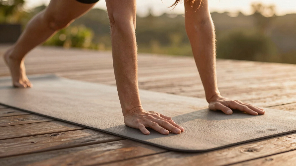 premium yoga mats for joint support