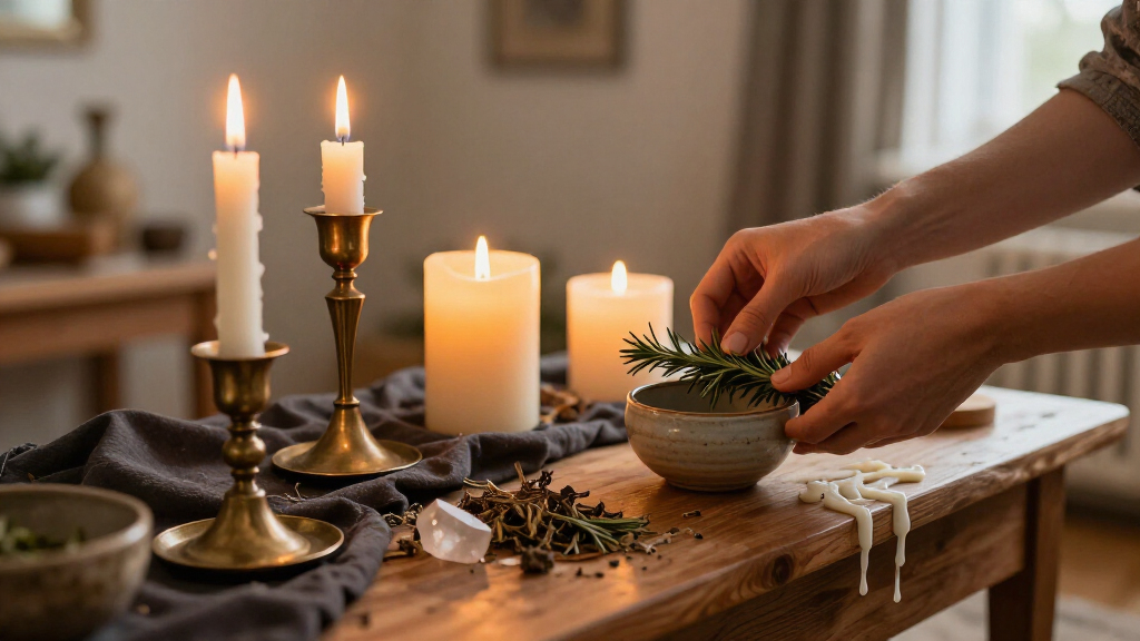 witchcraft altar decor