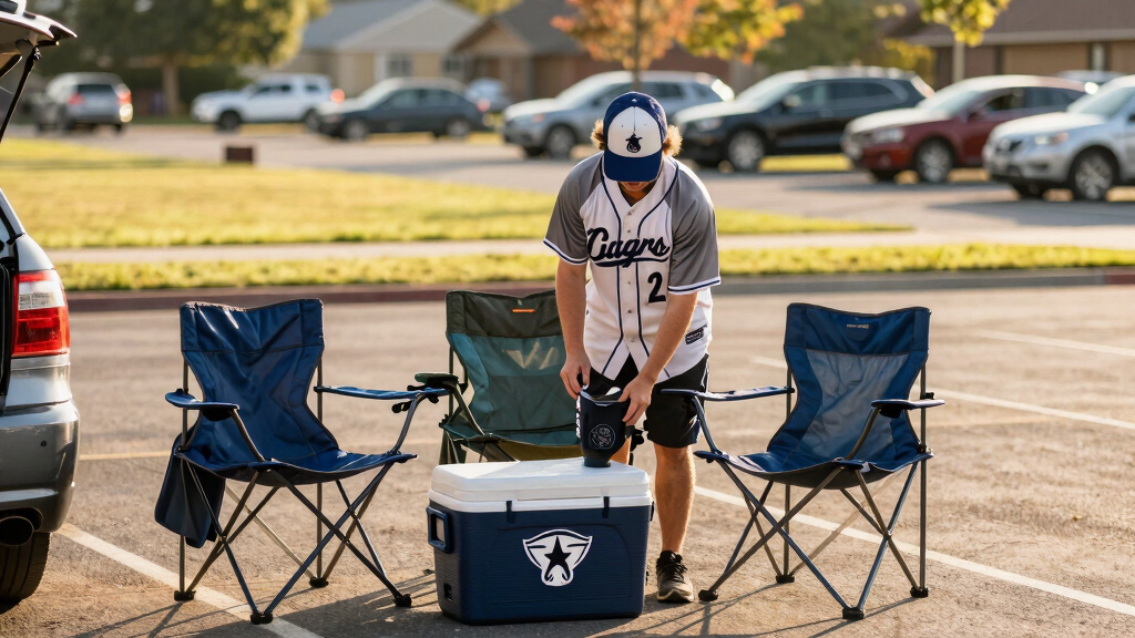 soccer fan tailgate gear