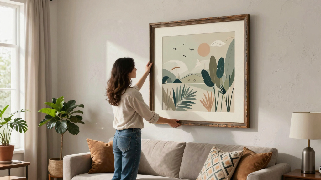 vintage-inspired wall art