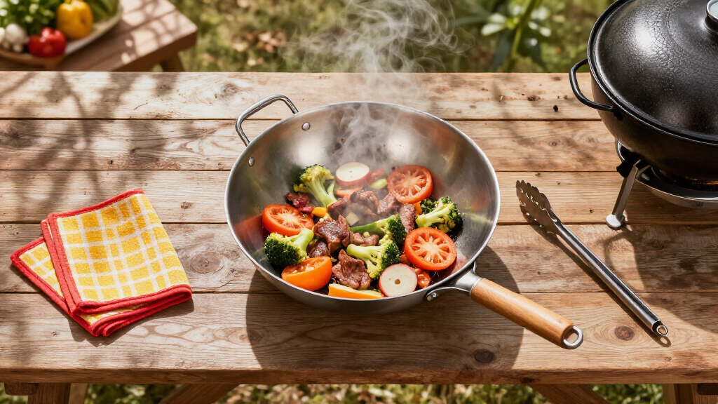 wok for gas grill