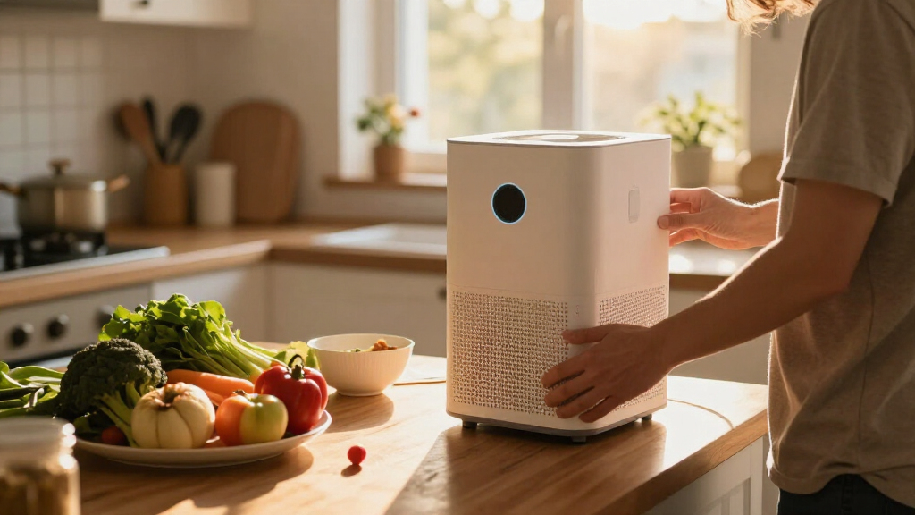 kitchen air purifier hepa filter