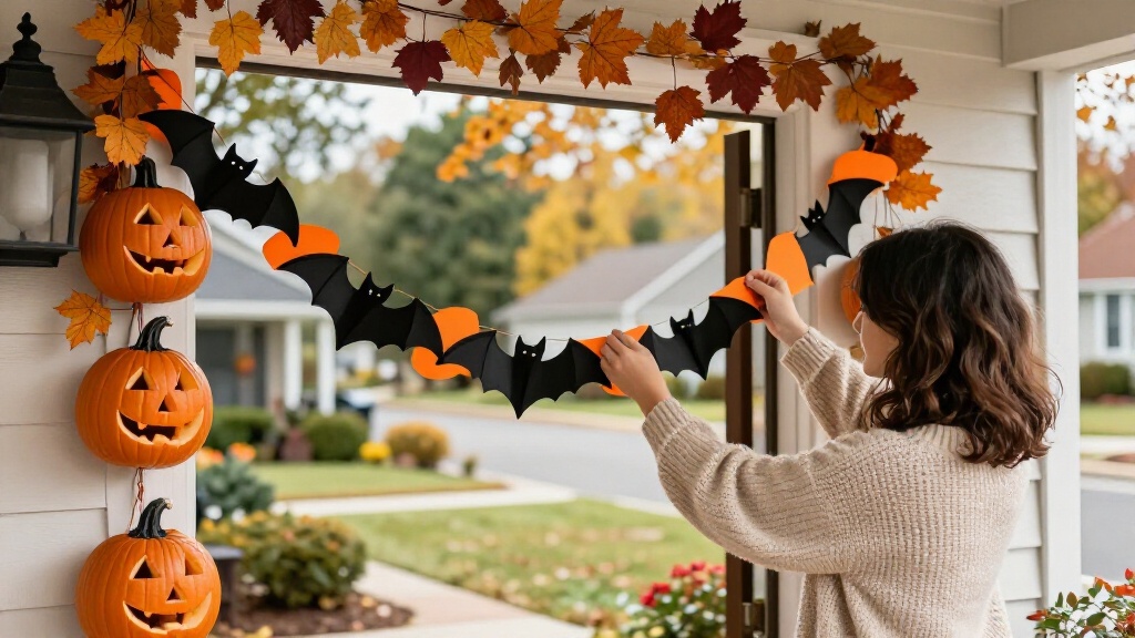 Halloween door decorations